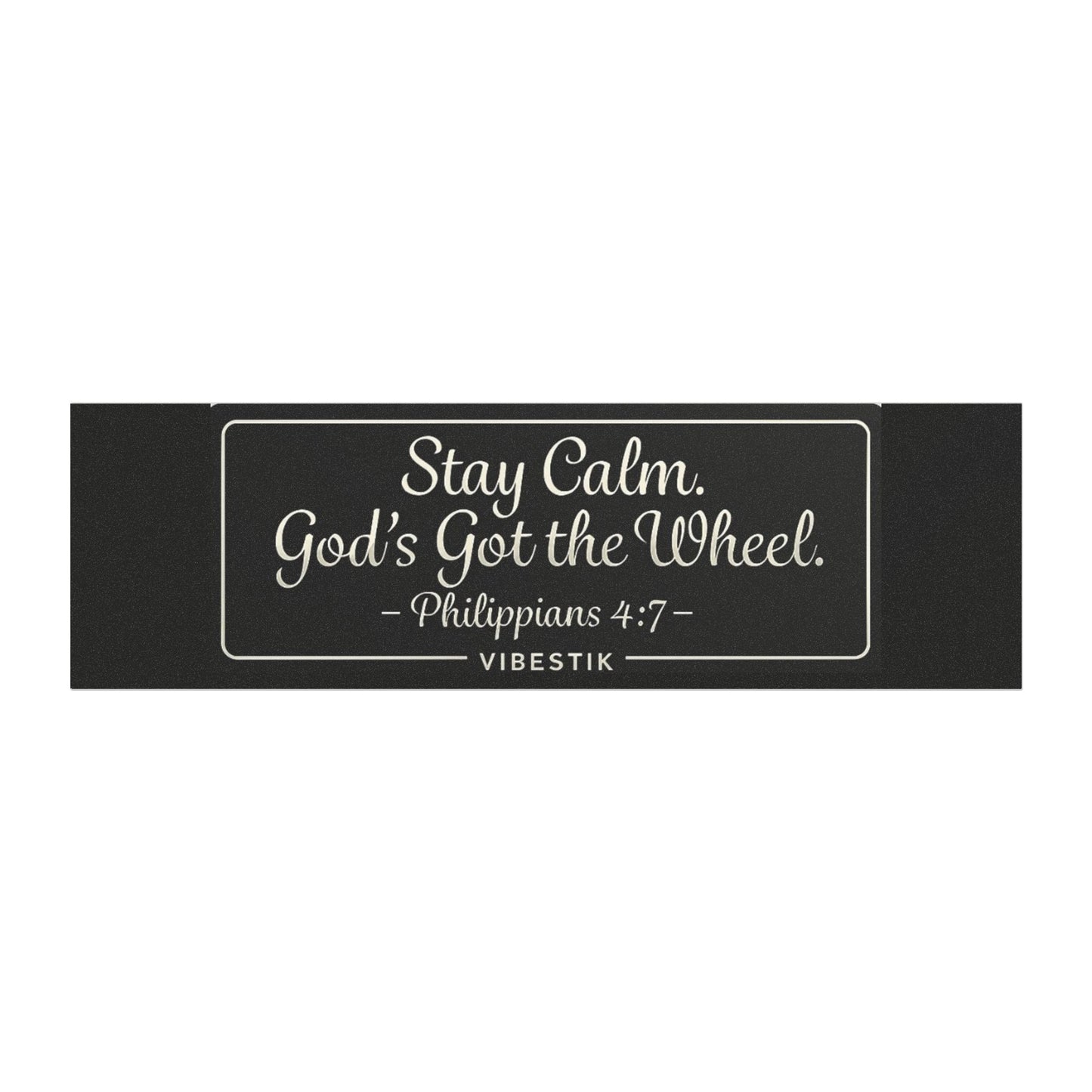 God’s Got the Wheel Magnetic Bumper Sticker