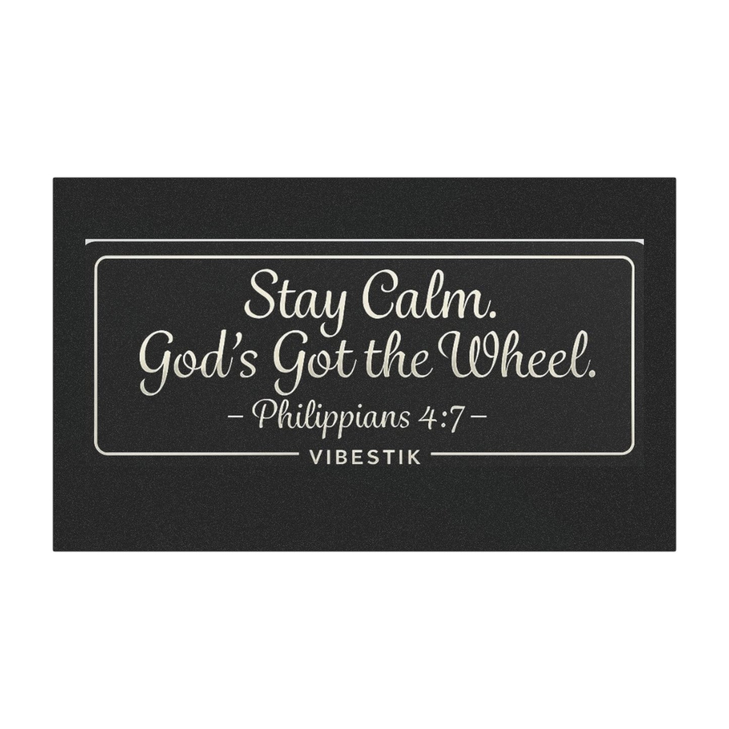 God’s Got the Wheel Magnetic Bumper Sticker