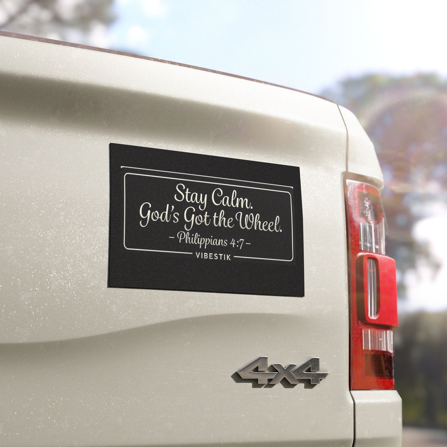 God’s Got the Wheel Magnetic Bumper Sticker