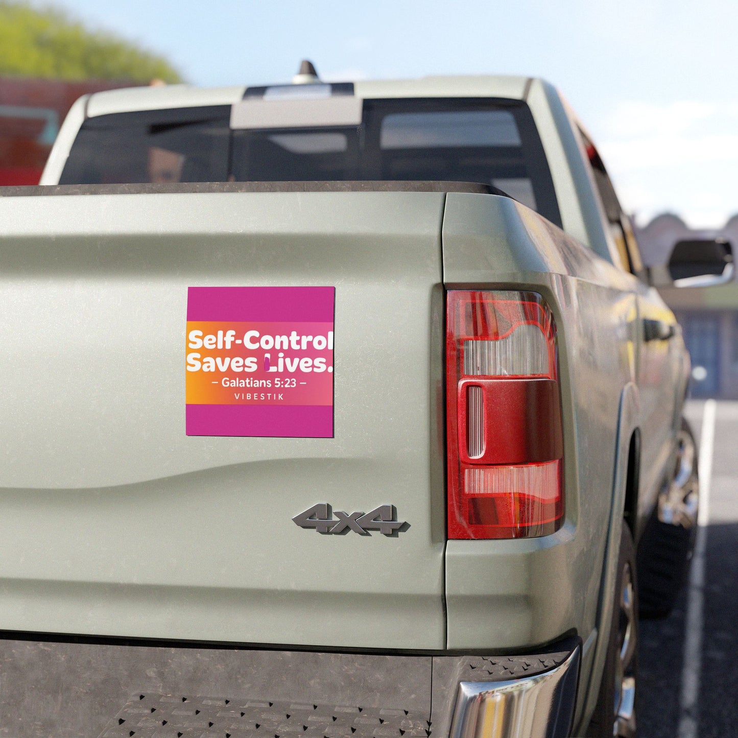 Self-Control Saves Lives Magnetic Bumper sticker