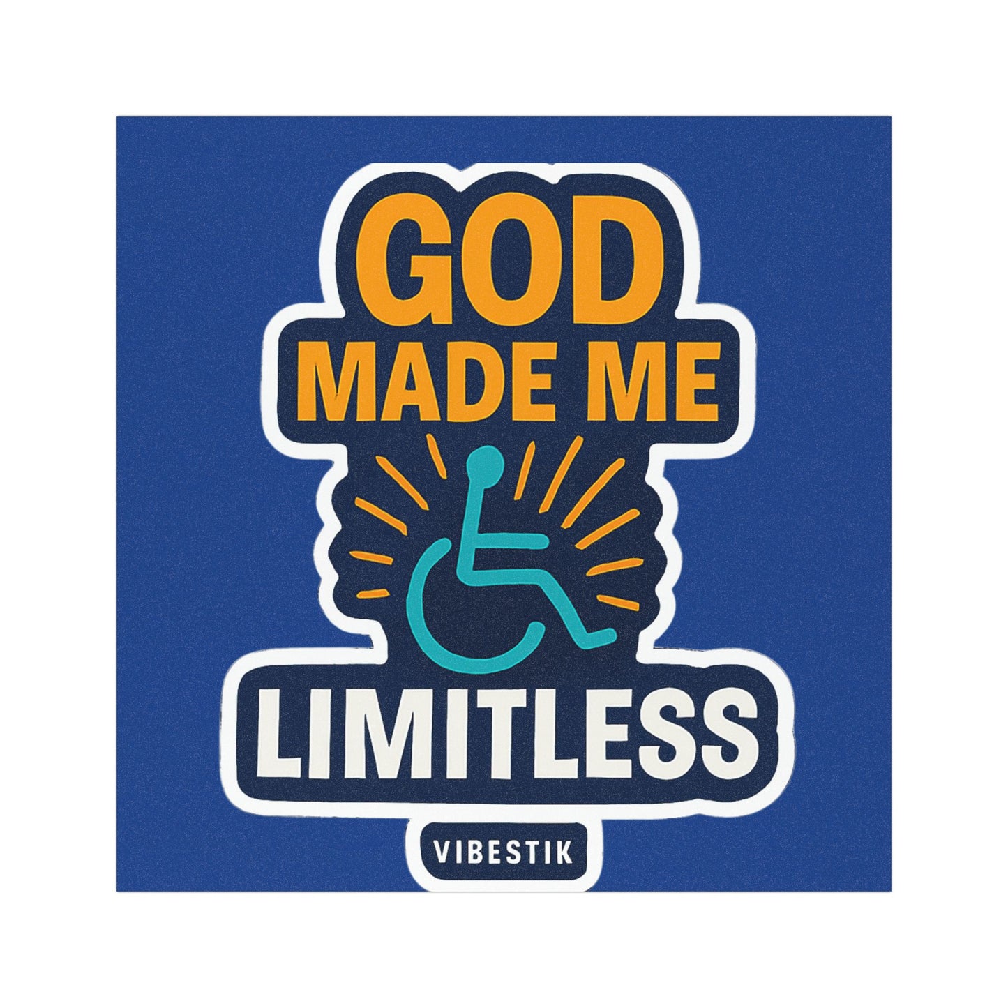 🌀 God Made Me LIMITLESS Magnet
