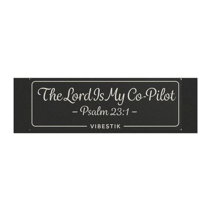 The Lord Is My Co-Pilot Magnetic Bumper Sticker