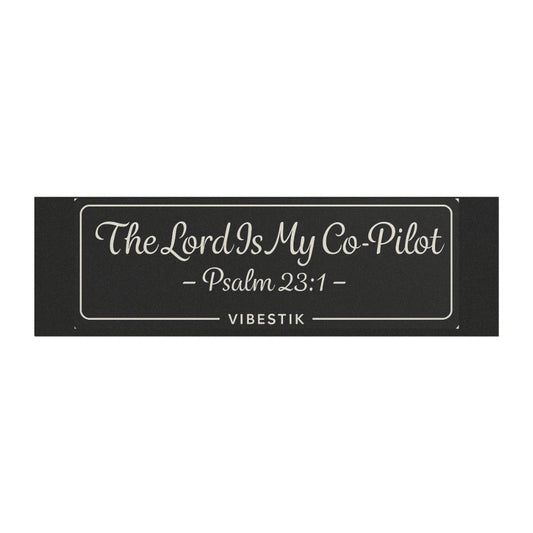 The Lord Is My Co-Pilot Magnetic Bumper Sticker