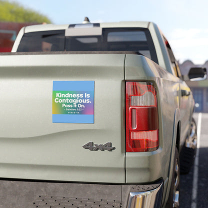 Kindness Is Contagious. Pass It On Magnetic Bumper sticker