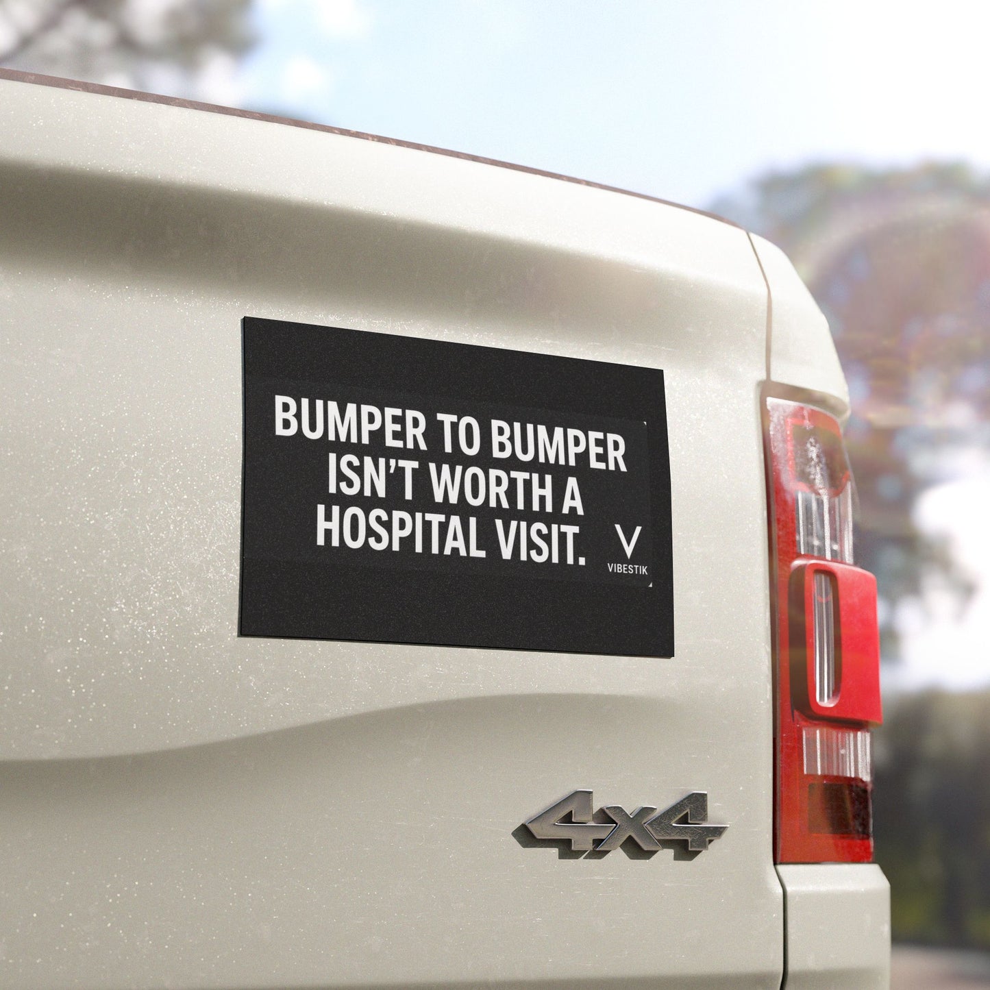 Bumper to bumper isn’t worth a hospital visit.