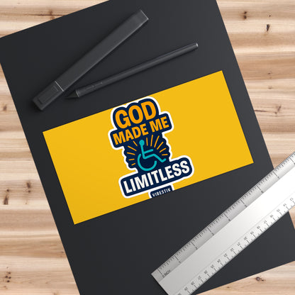 🌀 God Made Me LIMITLESS sticker