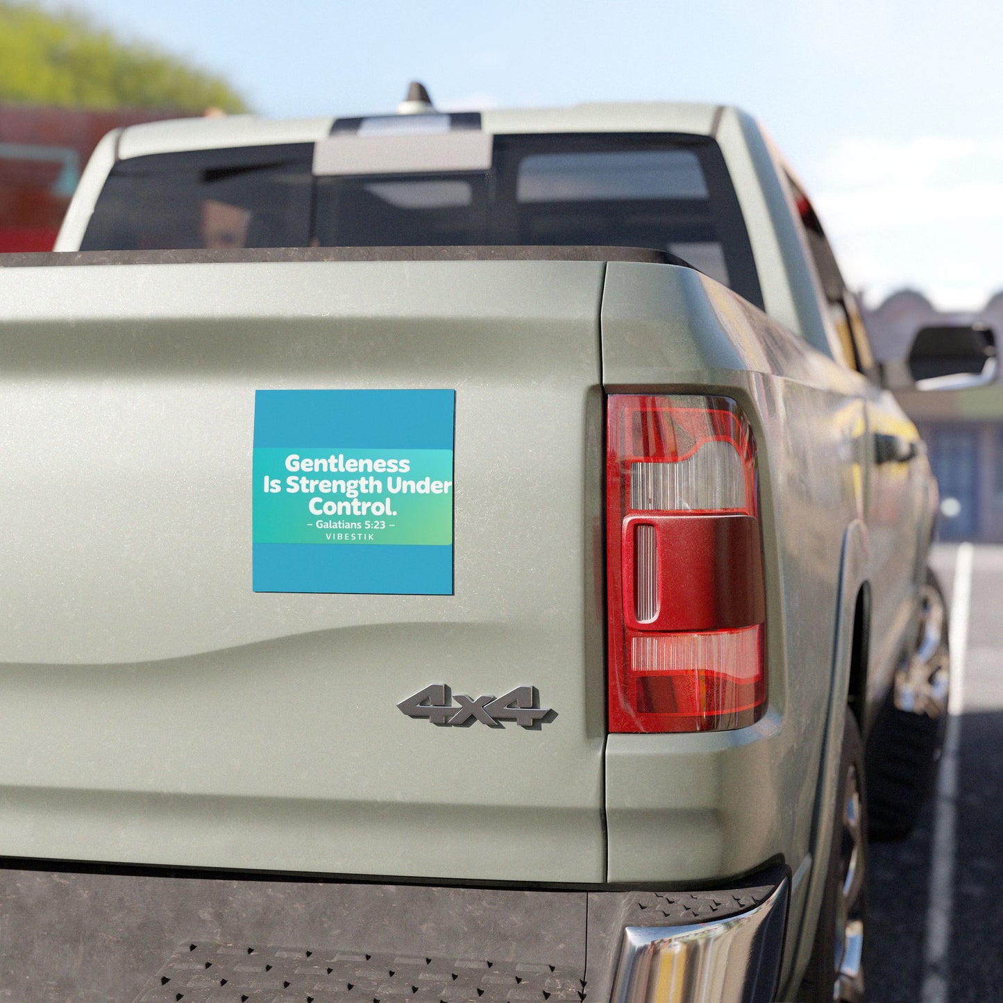 Gentleness Is Strength Under Control Magnetic Bumper Sticker