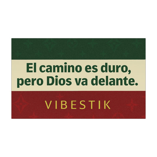 El camino es duro, pero Dios va delante.