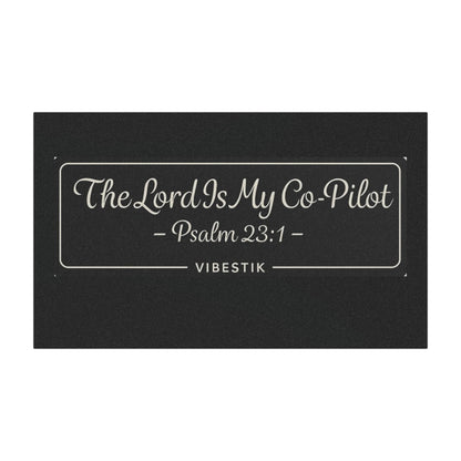 The Lord Is My Co-Pilot Magnetic Bumper Sticker