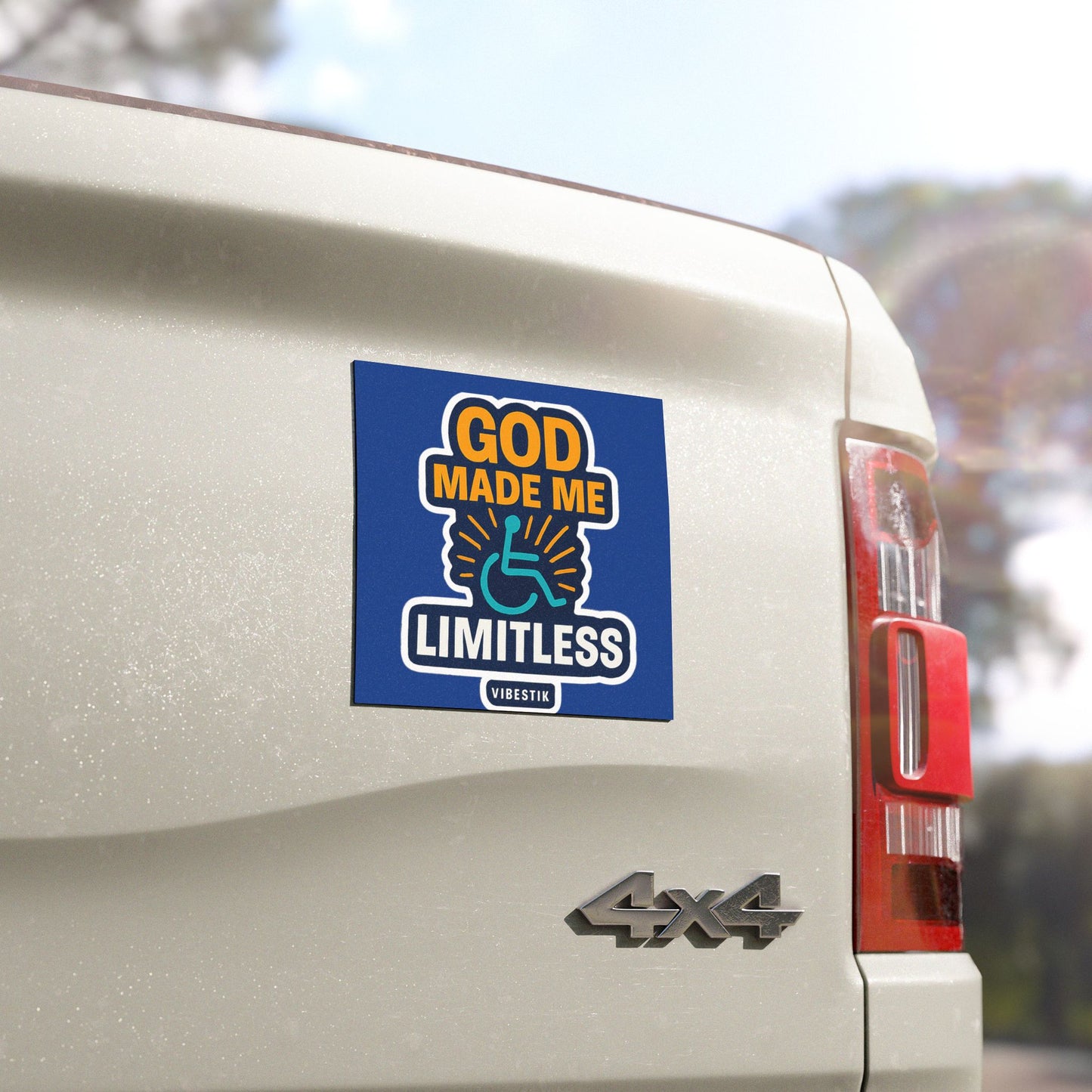 🌀 God Made Me LIMITLESS Magnet