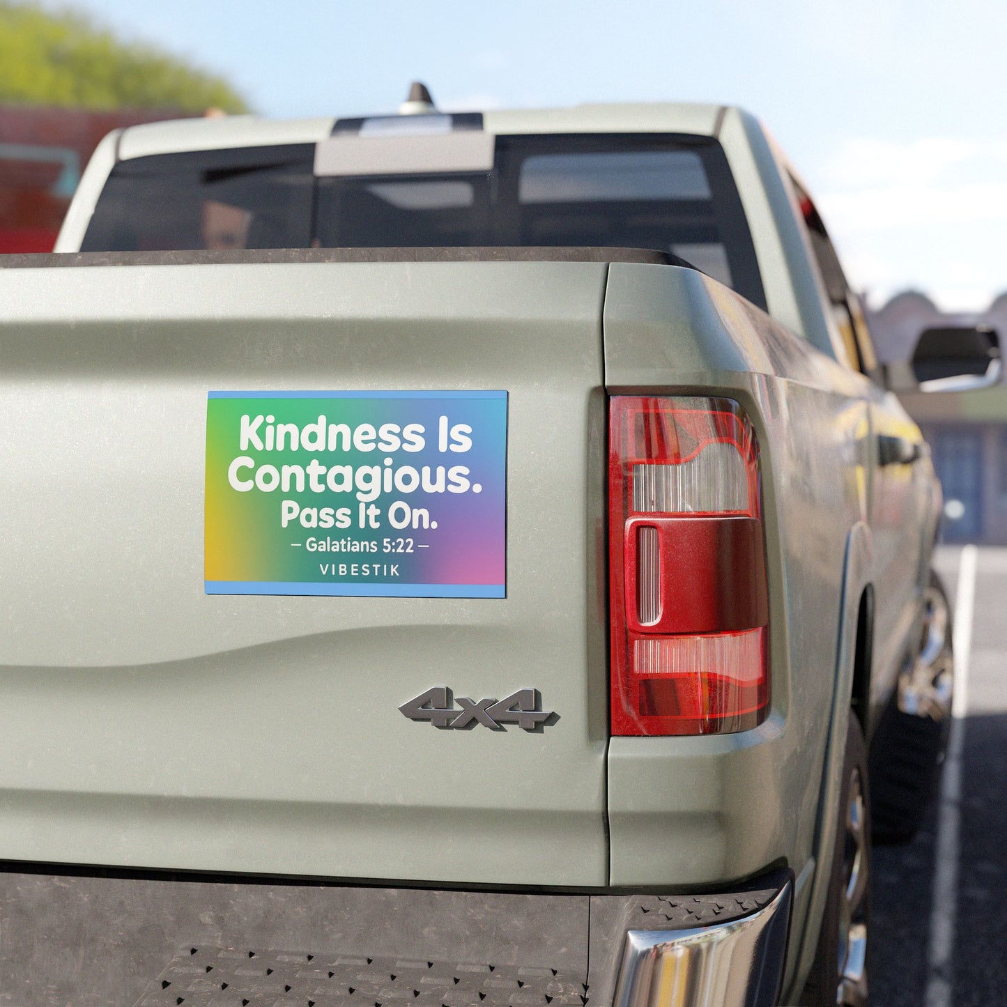 Kindness Is Contagious. Pass It On Magnetic Bumper sticker