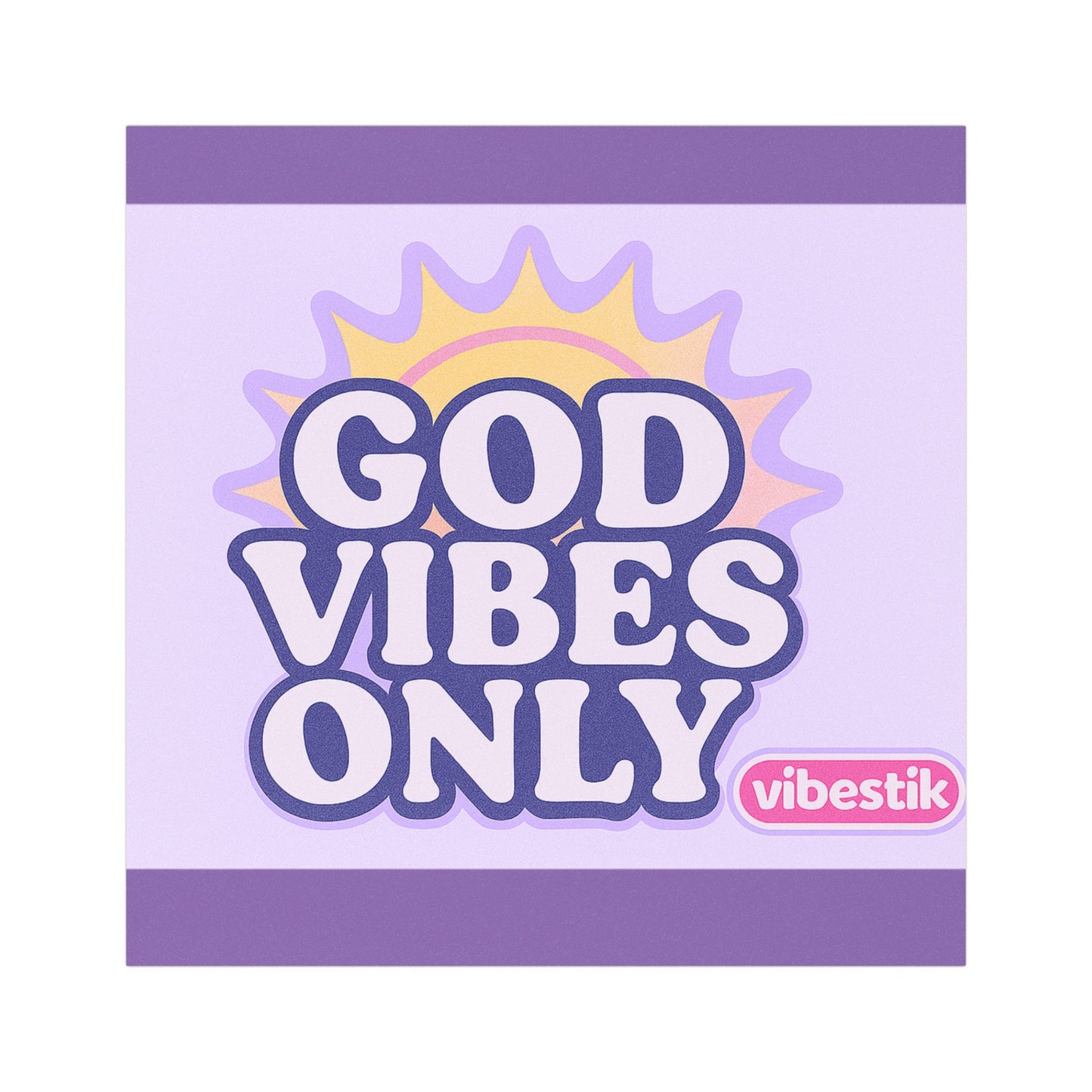 God Vibes Only – Magnetic Bumper Sticker