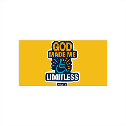 🌀 God Made Me LIMITLESS sticker