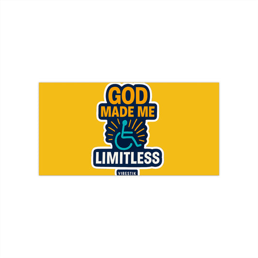 🌀 God Made Me LIMITLESS sticker