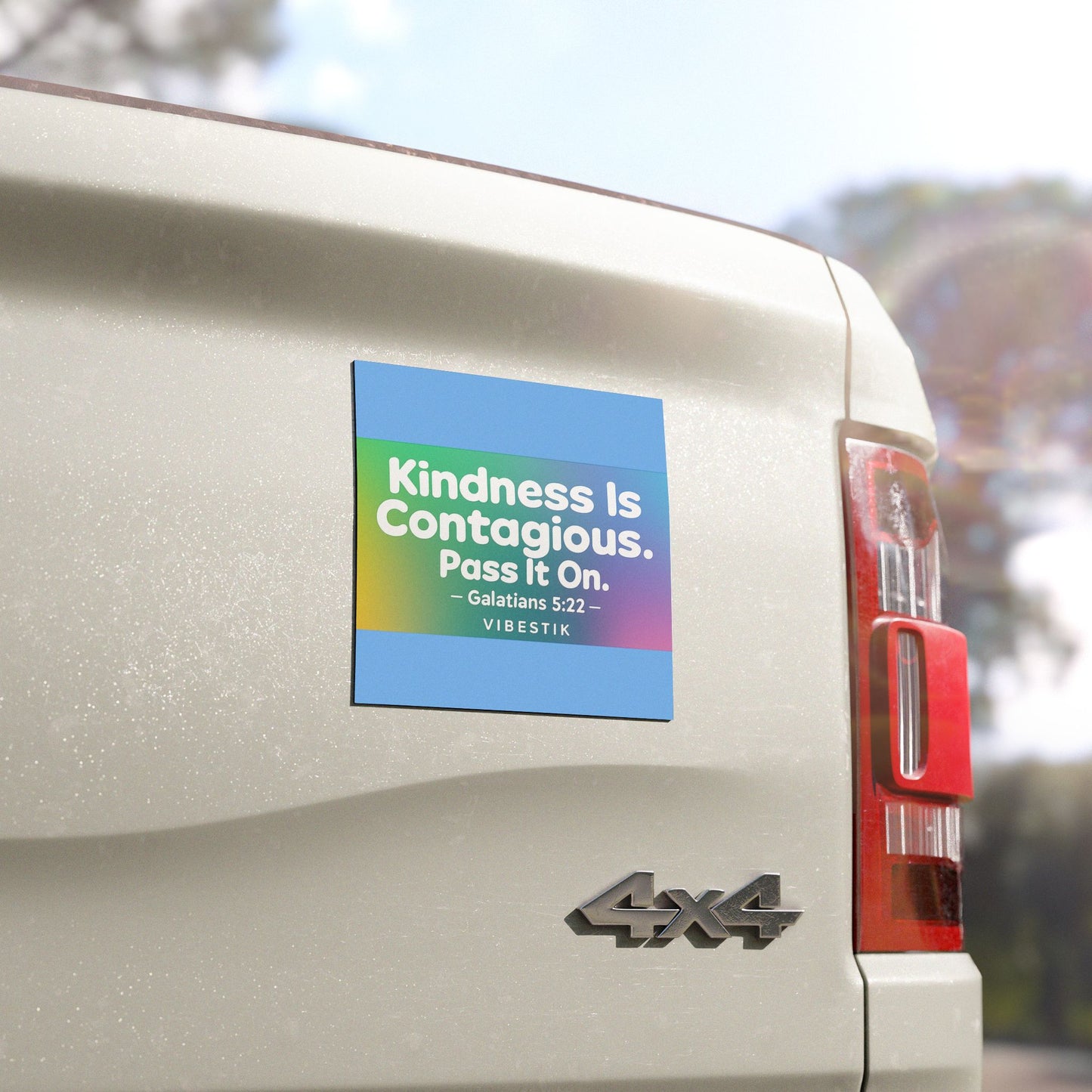 Kindness Is Contagious. Pass It On Magnetic Bumper sticker