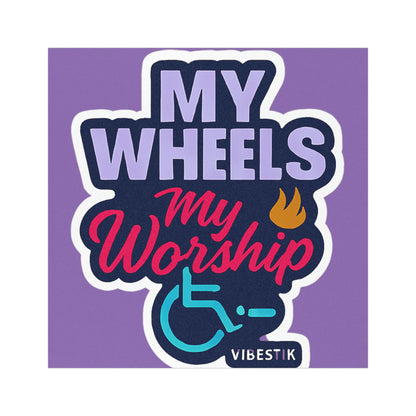 🔥 My Wheels, My Worship Magnet