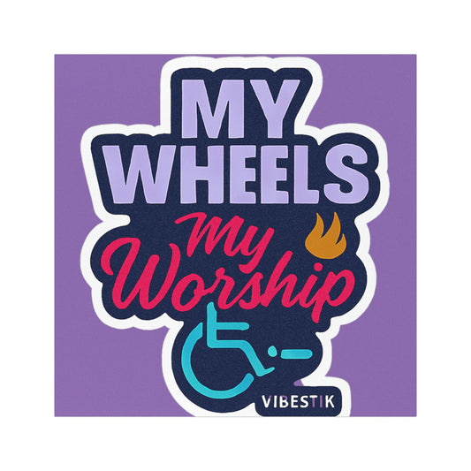 🔥 My Wheels, My Worship Magnet
